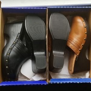 White MT. Leather shoes